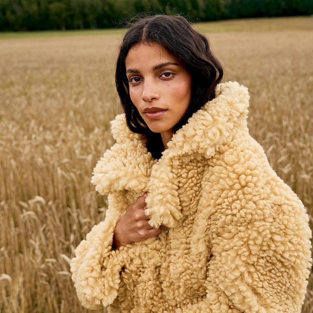 NA-KD Teddy Coat, EU 44